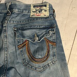 True Religion World Tour Straight Leg Jeans